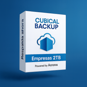 Cubical Backup Plan Empresas 2TB 299