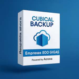 Cubical Backup Plan Empresas 500 GIGAS 89,99